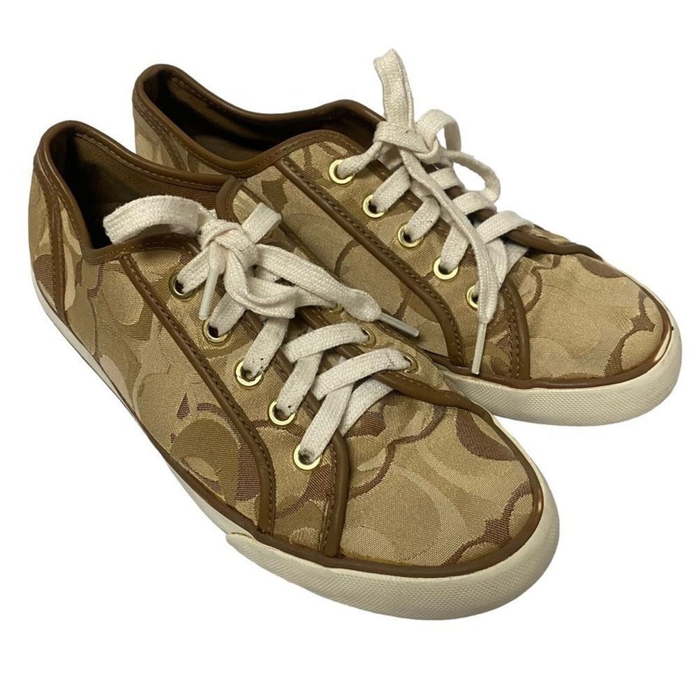Coach Dee Allover CC Print Sneakers for Women Sz 7B